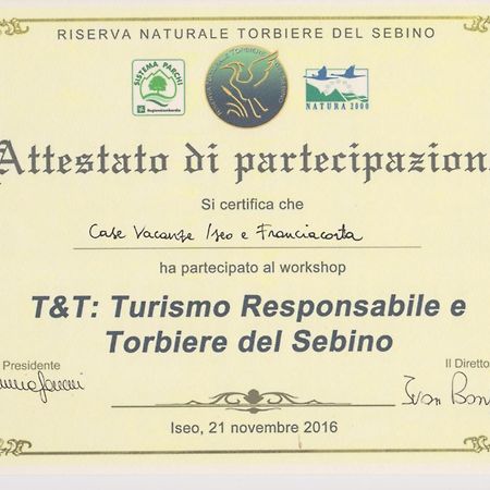 Vacanze Lago D'Iseo E Franciacorta 2 Zewnętrze zdjęcie